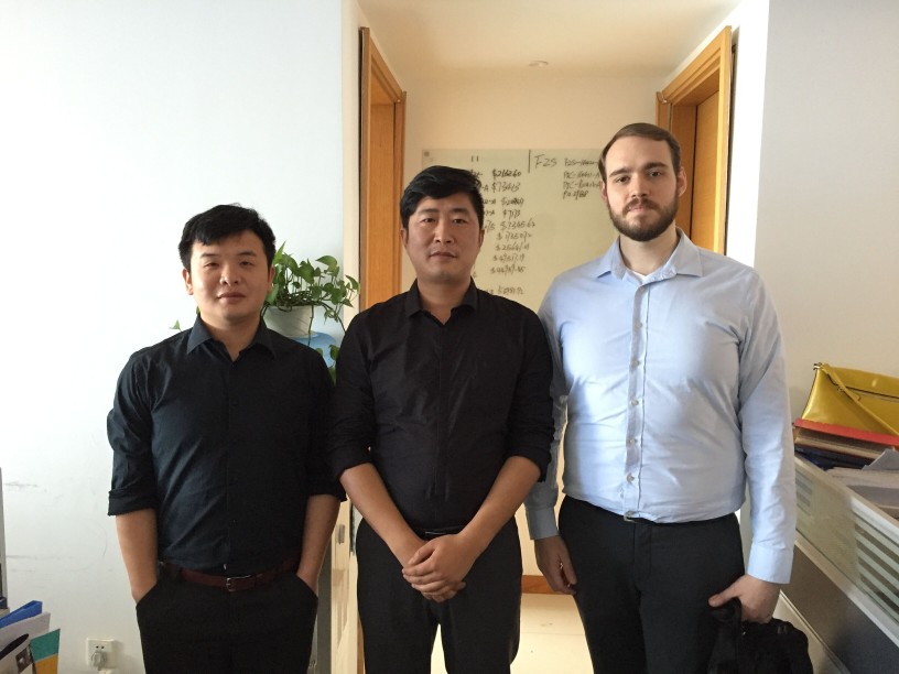 One of our interns in China