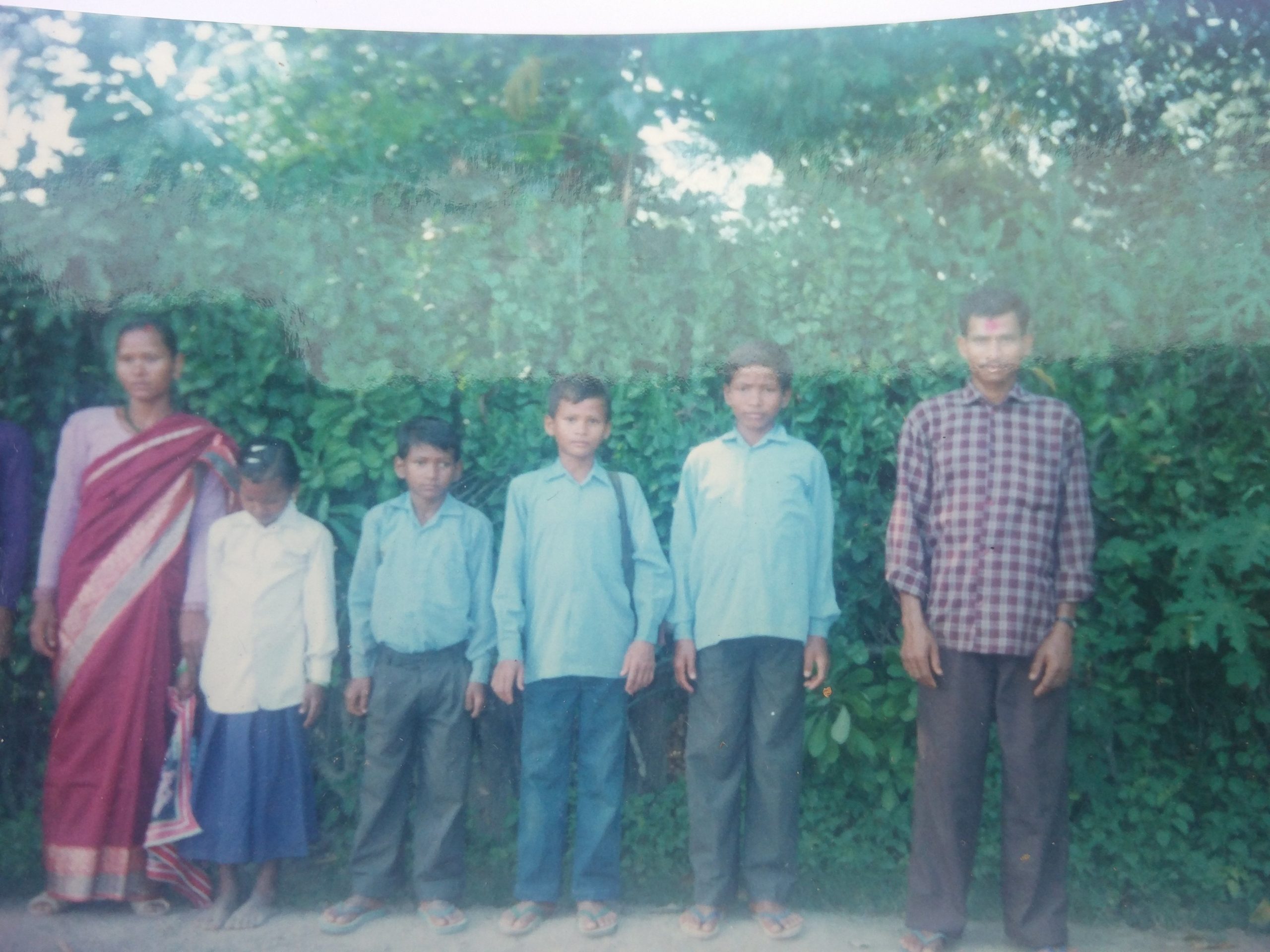 Anil with his family