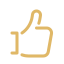 icon of a thumbs up